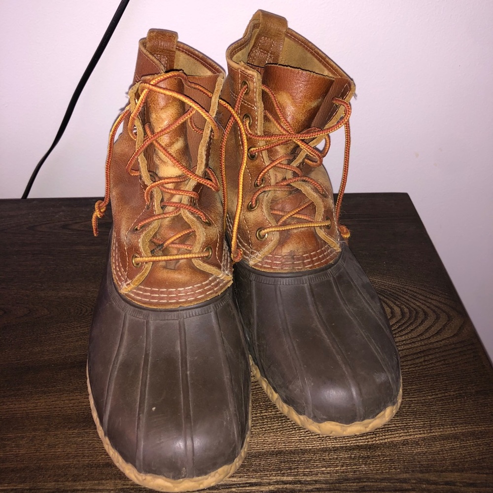 LL Bean duck boots